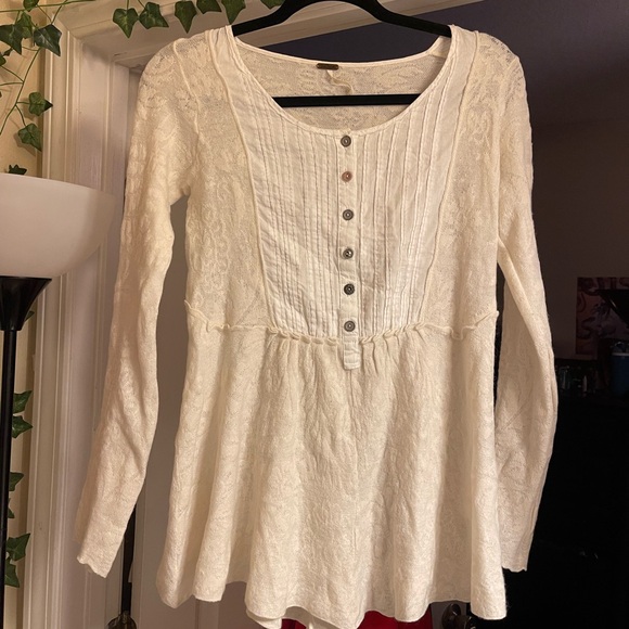 Women’s Free People Lacy Long Sleeve - Picture 1 of 8
